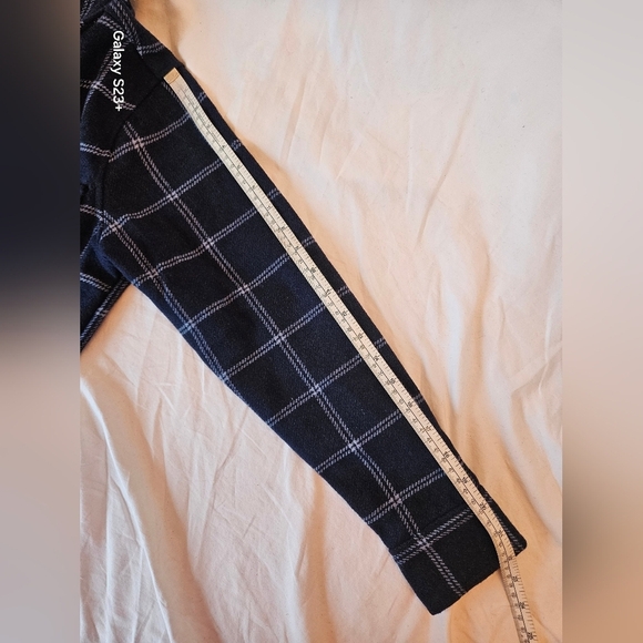 Tilley Blue Plaid Wool Blend Women's Utility Jacket Shacket, Size XS, NWT - Picture 6 of 11